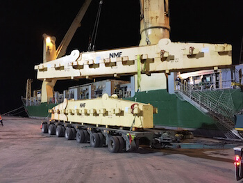 2 Beams at 23 Tn each moved by EXPRESS-LINK GLOBAL (Australia)
