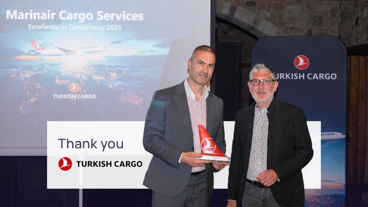 MARINAIR CARGO (Greece) awarded Excellence in Consistency by Turkish Cargo